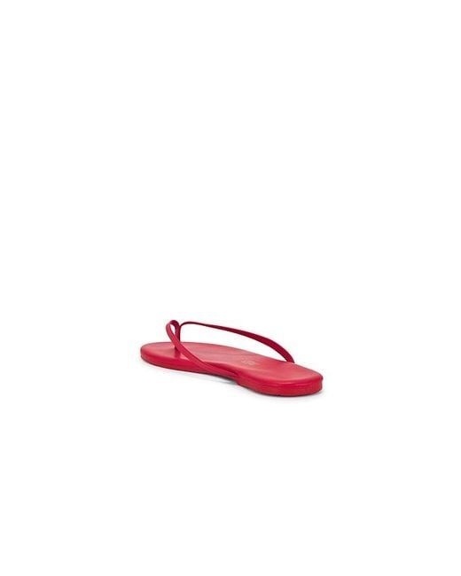 TKEES Red Flip Flops Solids