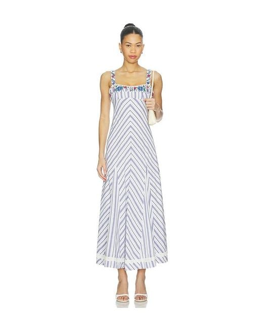 Free People White Havenwood Maxi Dress