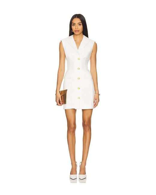 Veronica Beard White Fairfax Dress