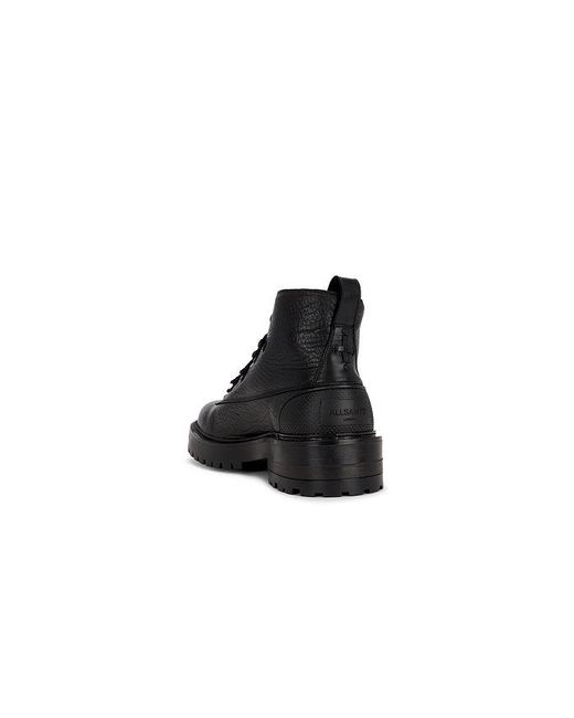 AllSaints Black Mccoy Hiking Boot for men