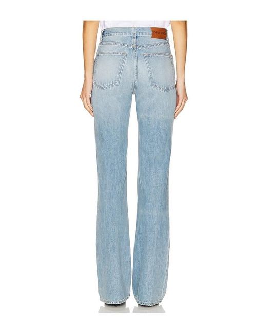 GRLFRND Blue Danie Mid Rise Boot Jeans