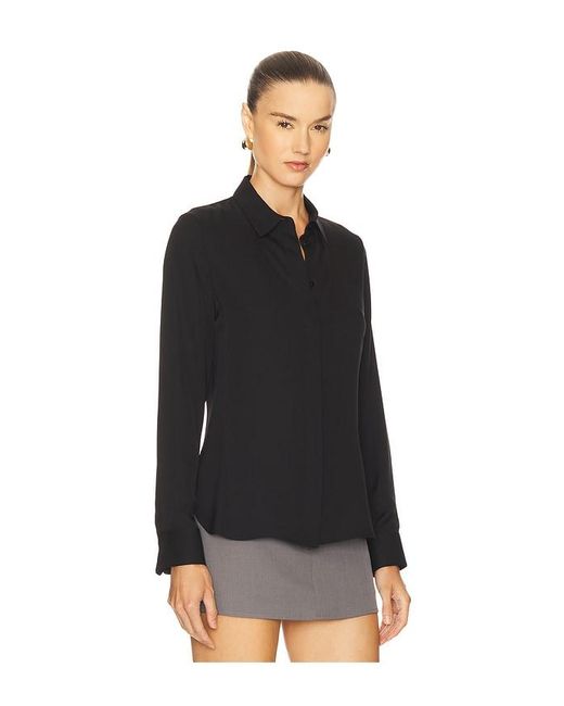 Theory Black Tailliertes Hemd