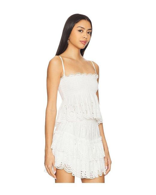 LoveShackFancy Condie トップ White