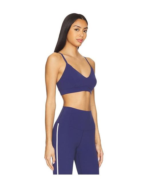 Year Of Ours Blue Studio V Bralette