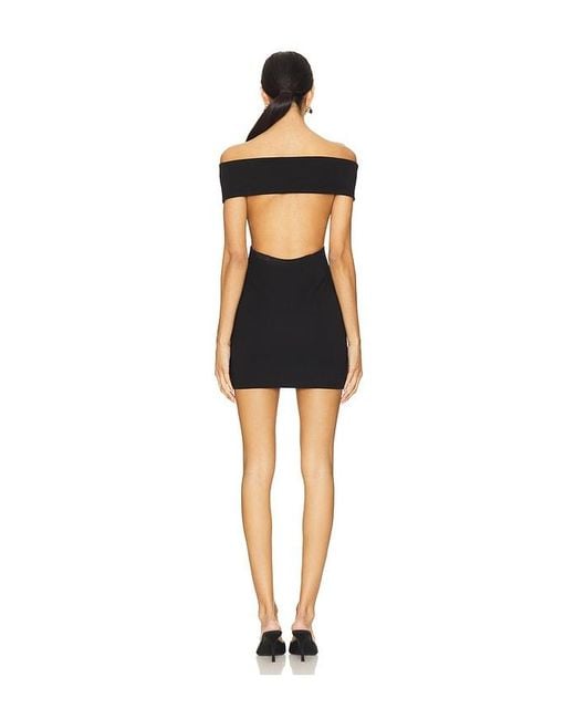 Lovers + Friends Black Jennie Mini Dress