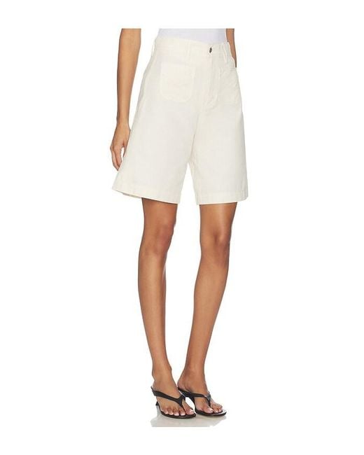 Veronica Beard White Carter Short