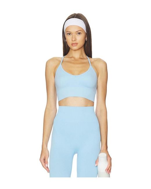 WellBeing + BeingWell Blue Monroe Seamless Tank