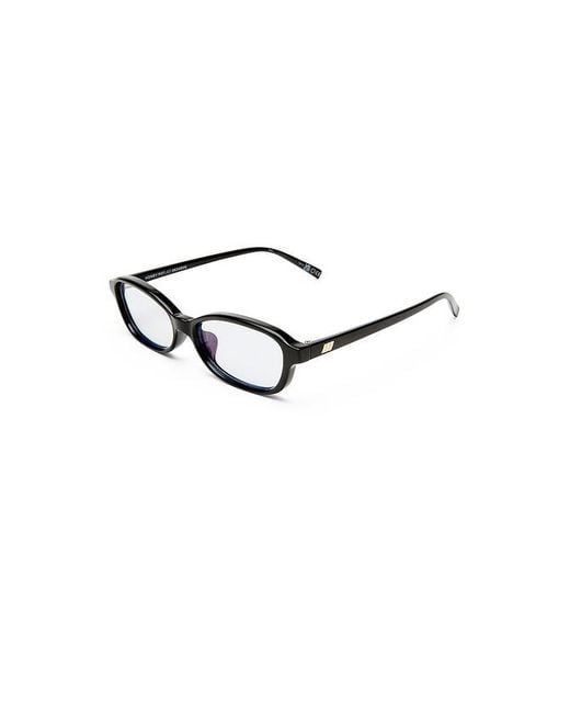 Le Specs Black Honey Pot Light Eyeglasses