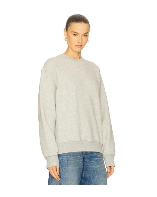 GRLFRND Natural Essential Crew Neck Sweatshirt