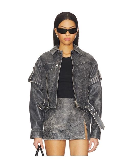 Manokhi Black Vintage Oversized Jacket