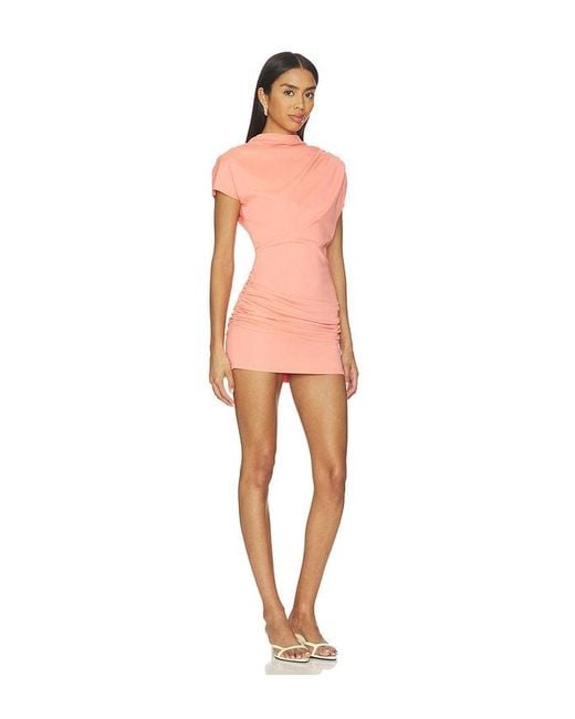 Line & Dot Multicolor Archer Draped Mini Dress
