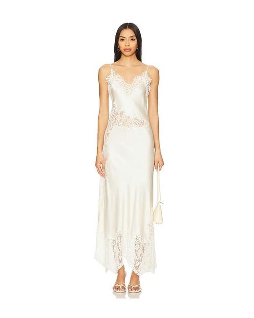 House of Harlow 1960 White X Revolve Waverly Midi Dress