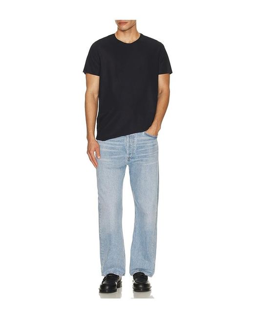 Commando Black Microfiber 2 Pack Crewneck Undershirt for men