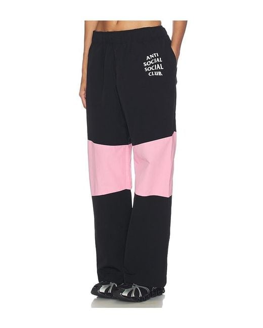 ANTI SOCIAL SOCIAL CLUB Black Track Pants