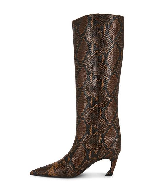 SCHUTZ SHOES Brown Lexi Mid Boot