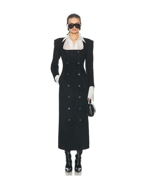 Helsa Black The Hourglass Coat