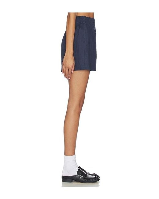 PERFECTWHITETEE Blue Linen Shorts