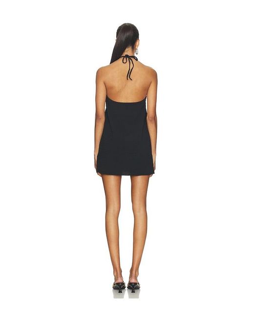 Hunza G Black Halterneck Dress