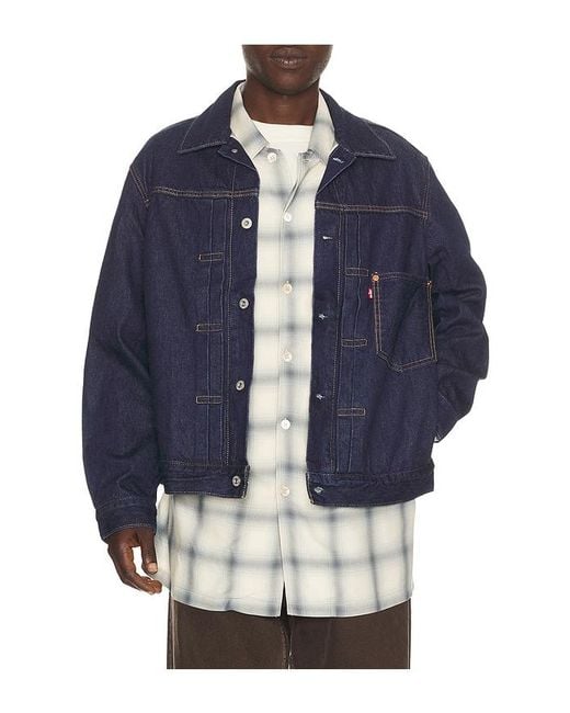 Levi's Blue Type I Trucker Jacket for men