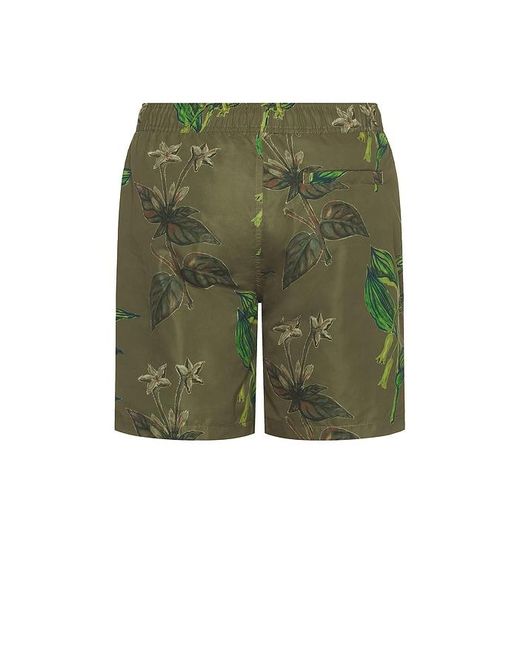 Scotch & Soda Green Mid Length Swimshort for men
