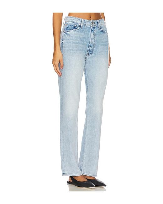 Mother Blue High Waisted Study Skimp Jeans