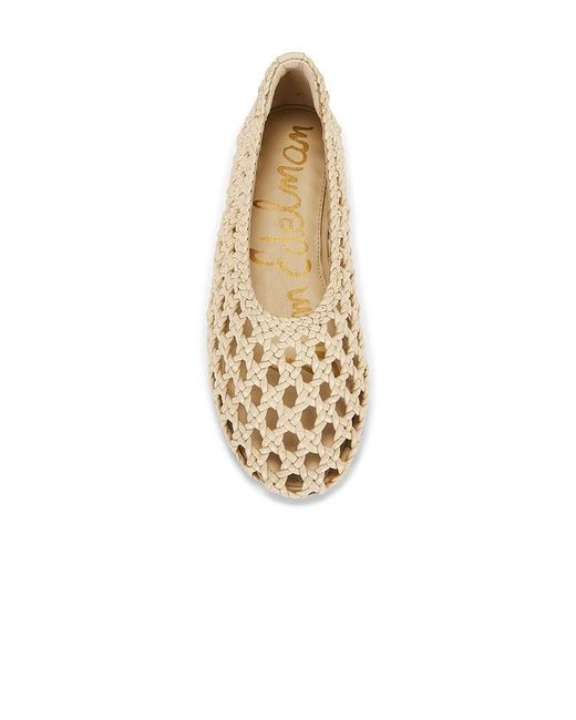 Sam Edelman White Shira Flat