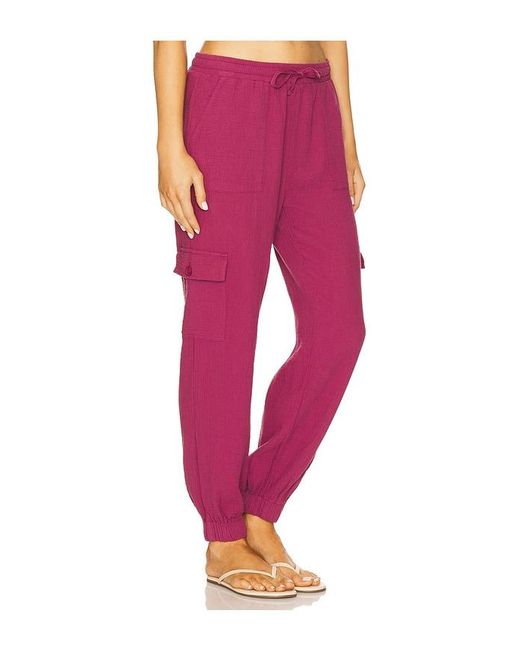 Bobi Red Jogger Pants