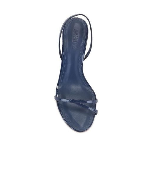 SCHUTZ SHOES Blue Diana Mid Sandal