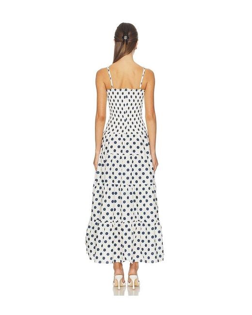 Peixoto White Clementine Maxi Dress