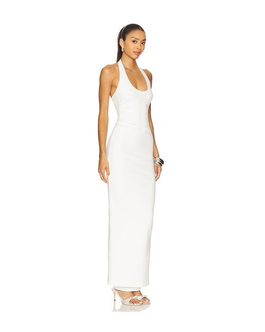 Nookie White Natalia Halter Maxi Dress