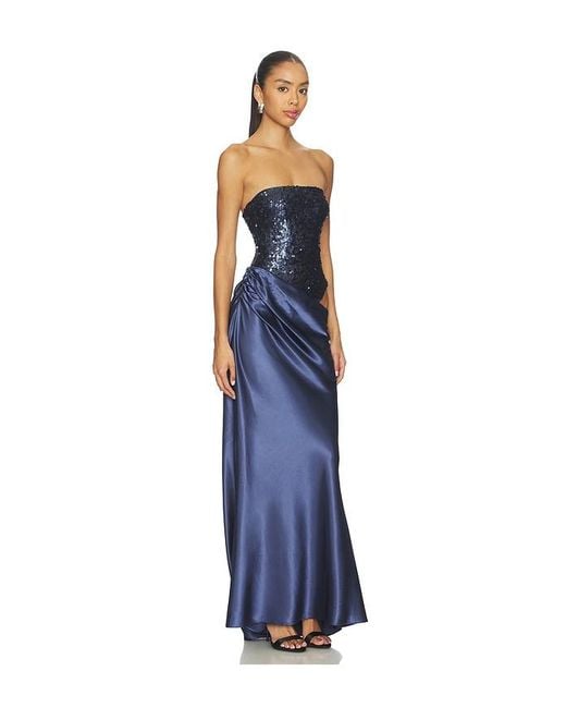 ALL THE WAYS Blue Carrie Maxi Dress