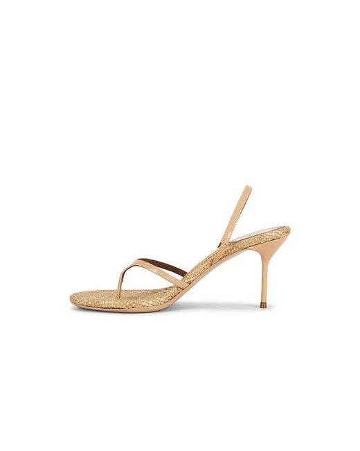 Paris Texas Natural Lidia Thong Slingback Sandal 70