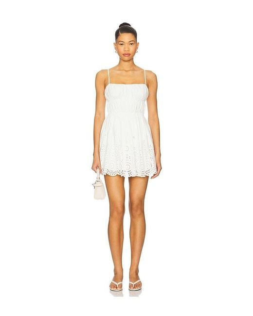 L'academie White 'Academie Lya Mini Dress
