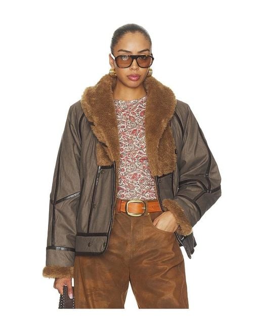 Isabel Marant Brown Olinka Parka Coat