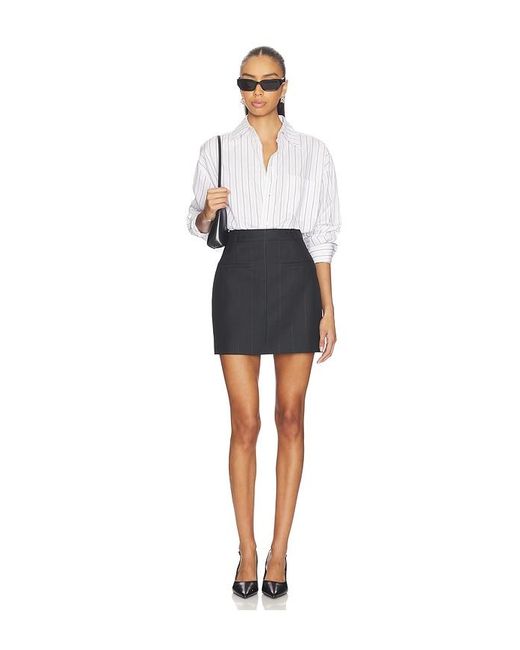 Anine Bing Black Kora Mini Skirt