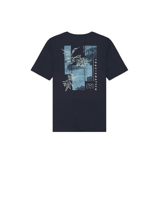 Travis Mathew Blue Best Trip Yet Tee for men