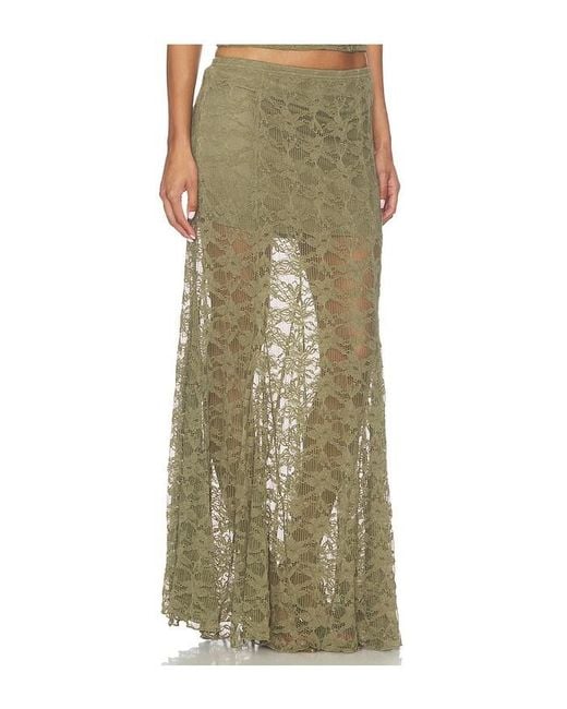 Steve Madden Green Mirabel Skirt