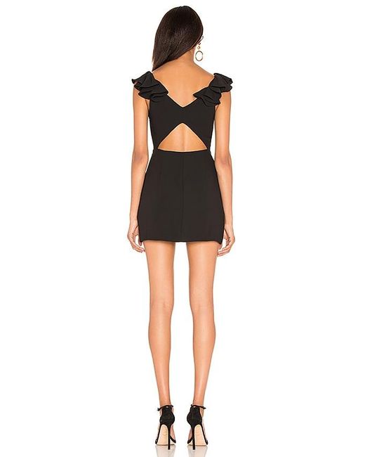 Amanda Uprichard Black Gimlet Dress