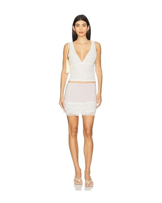 superdown White Adriana Top