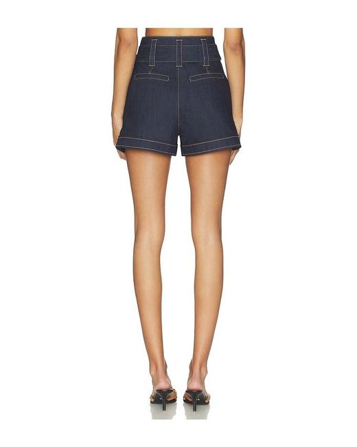 Cinq À Sept Blue Denim Aldi Short