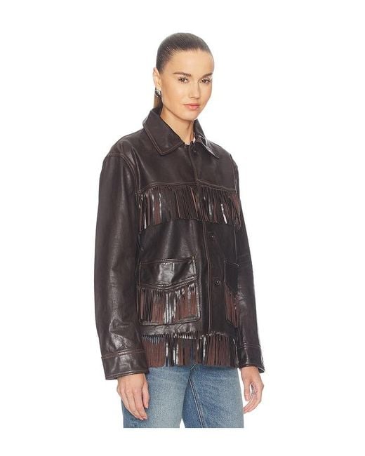 Polo Ralph Lauren Brown Cow Leather Jacket