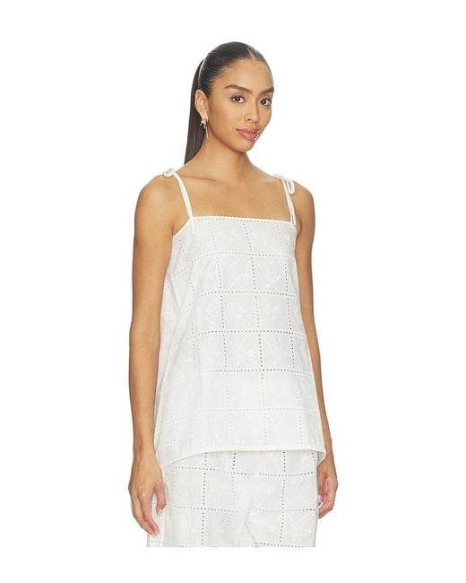 Faithfull The Brand White Mora Top