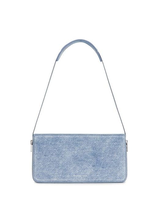 Alexander Wang Blue Siren Pochette Shoulder Bag