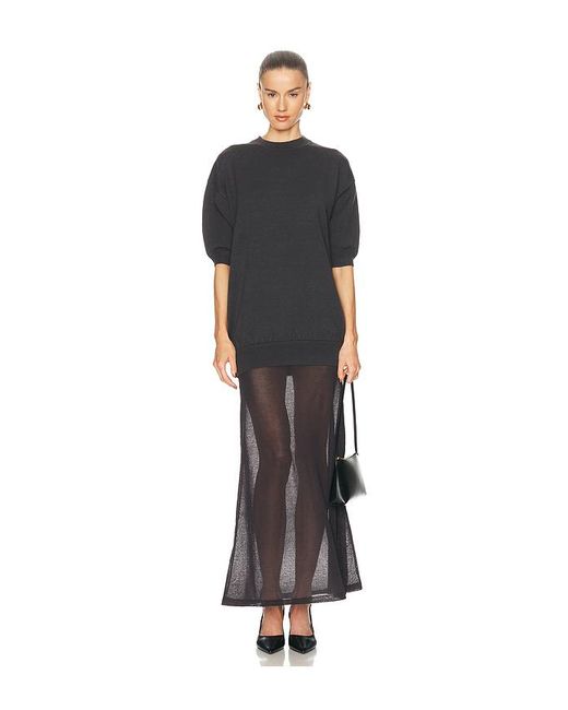 turtleneck knit maxi dress Eterne Long Sleeve Turtleneck Maxi Dress main image 0
