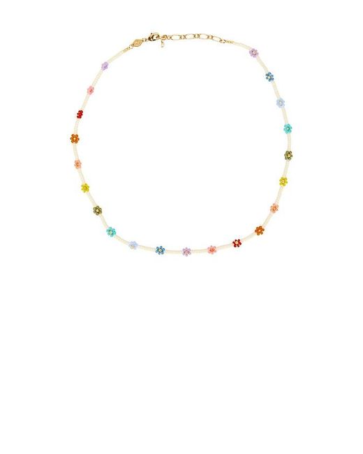 Anni Lu Metallic Halskette Flower