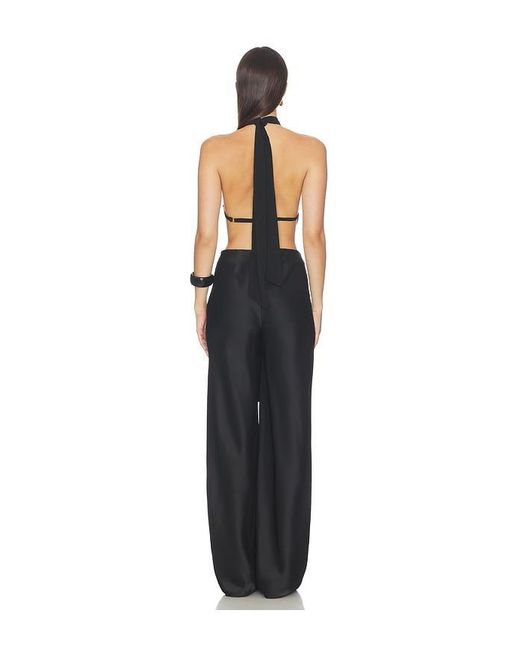 ALL THE WAYS Black Charlotte Halter Top
