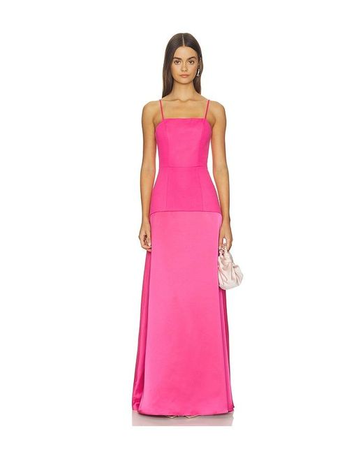 Elliatt Pink Noralyn Strapless Gown