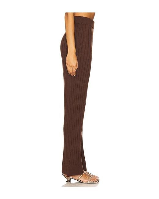 House of Harlow 1960 Brown X Revolve Irvina Ribbed Pant