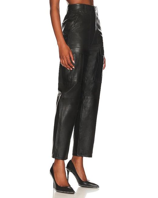 GRLFRND Black Gianna Cargo Pant