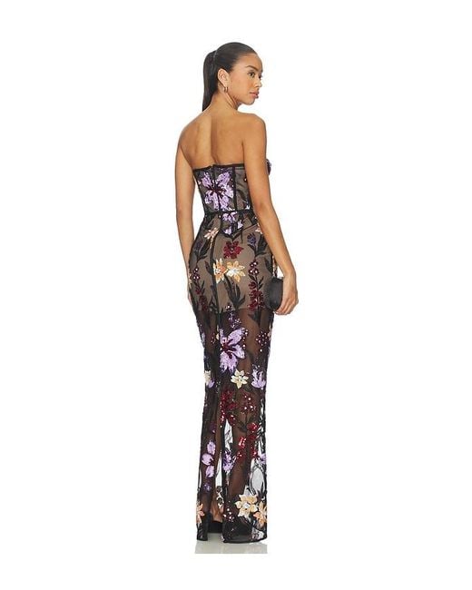 Bronx and Banco Multicolor Dahlia Maxi Dress